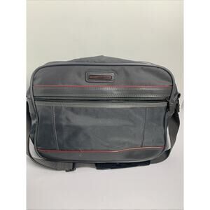 American Tourister Canvas Travel Bag Carry‎ On Vintage Grey With Shoulder Strap